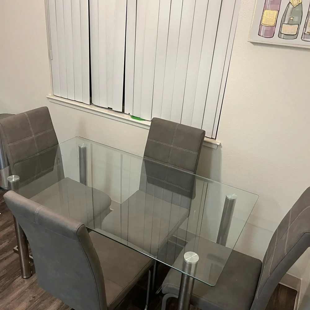 Brand new table with chairs